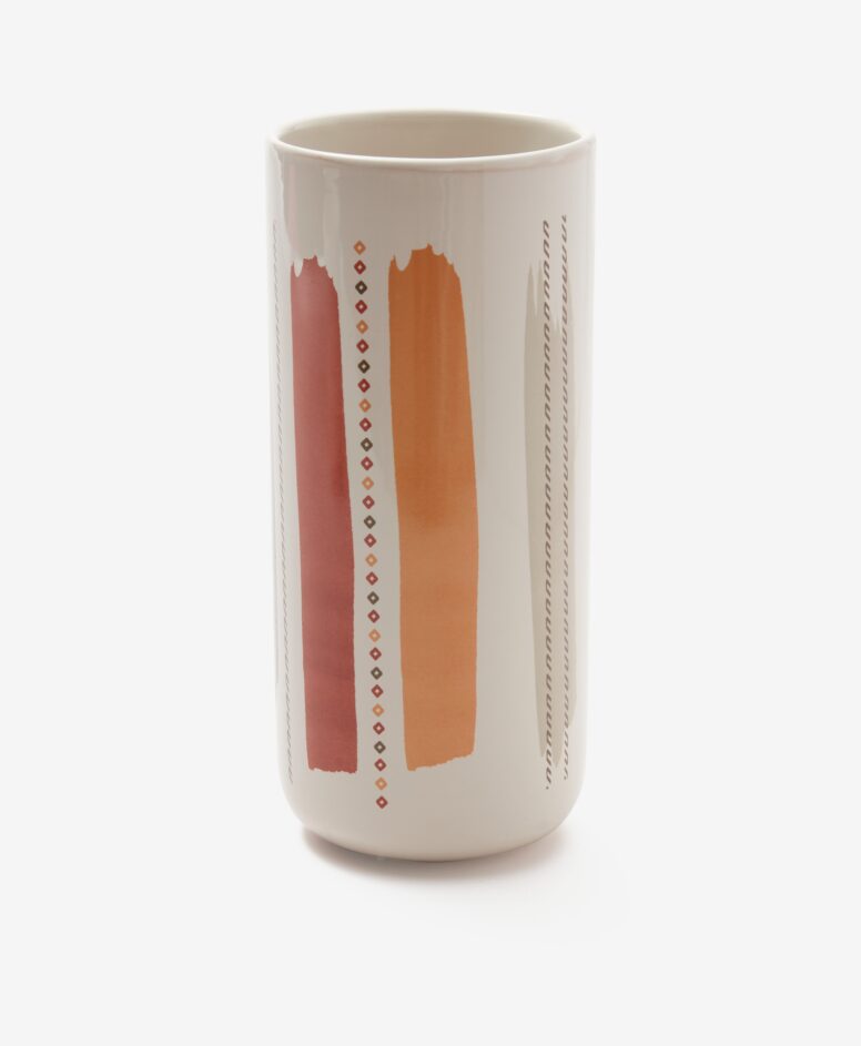 Keramička vaza, više boja, 11.2x25 cm