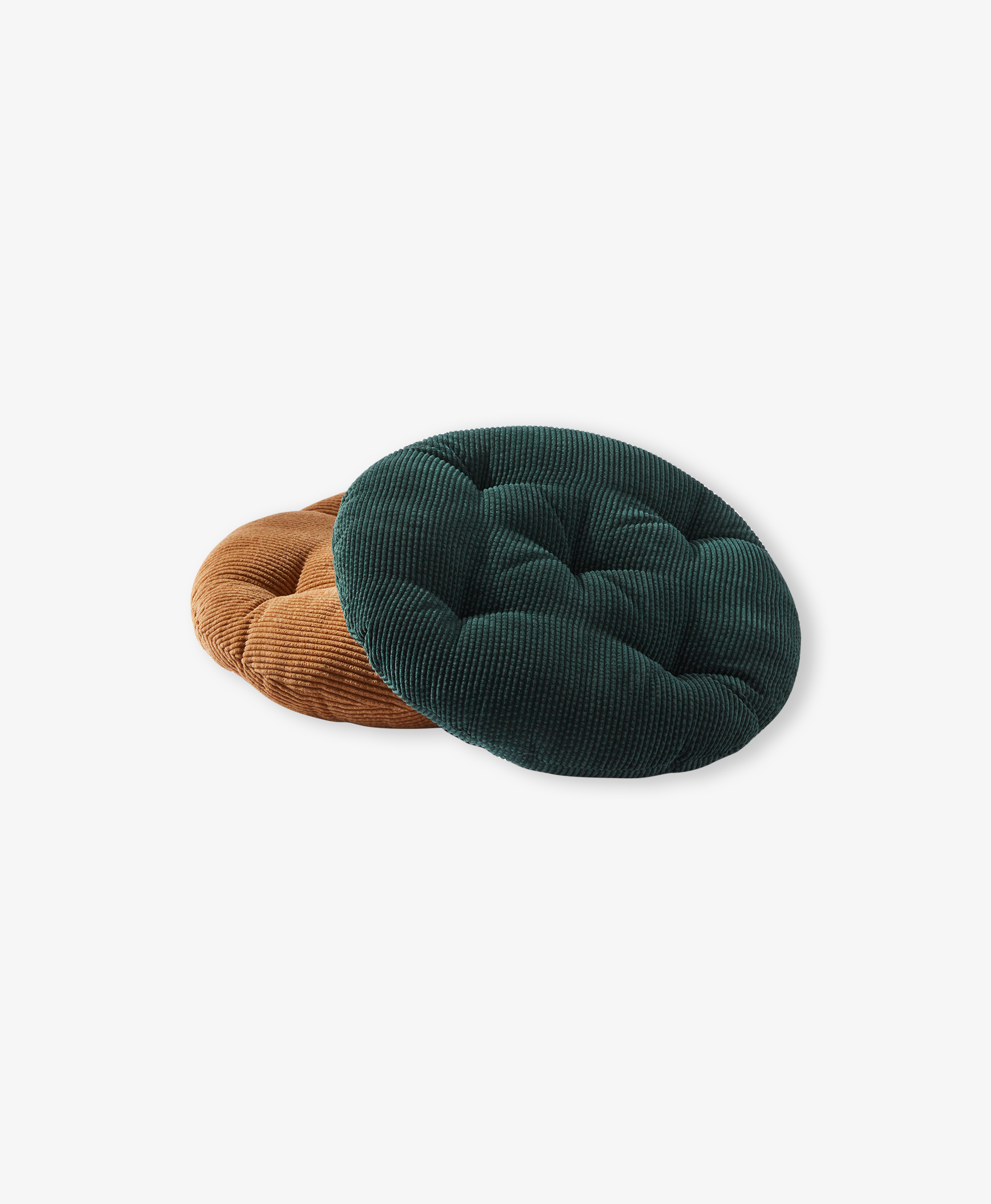 Jastuk za sedenje ovalnog oblika, zelena, žuta