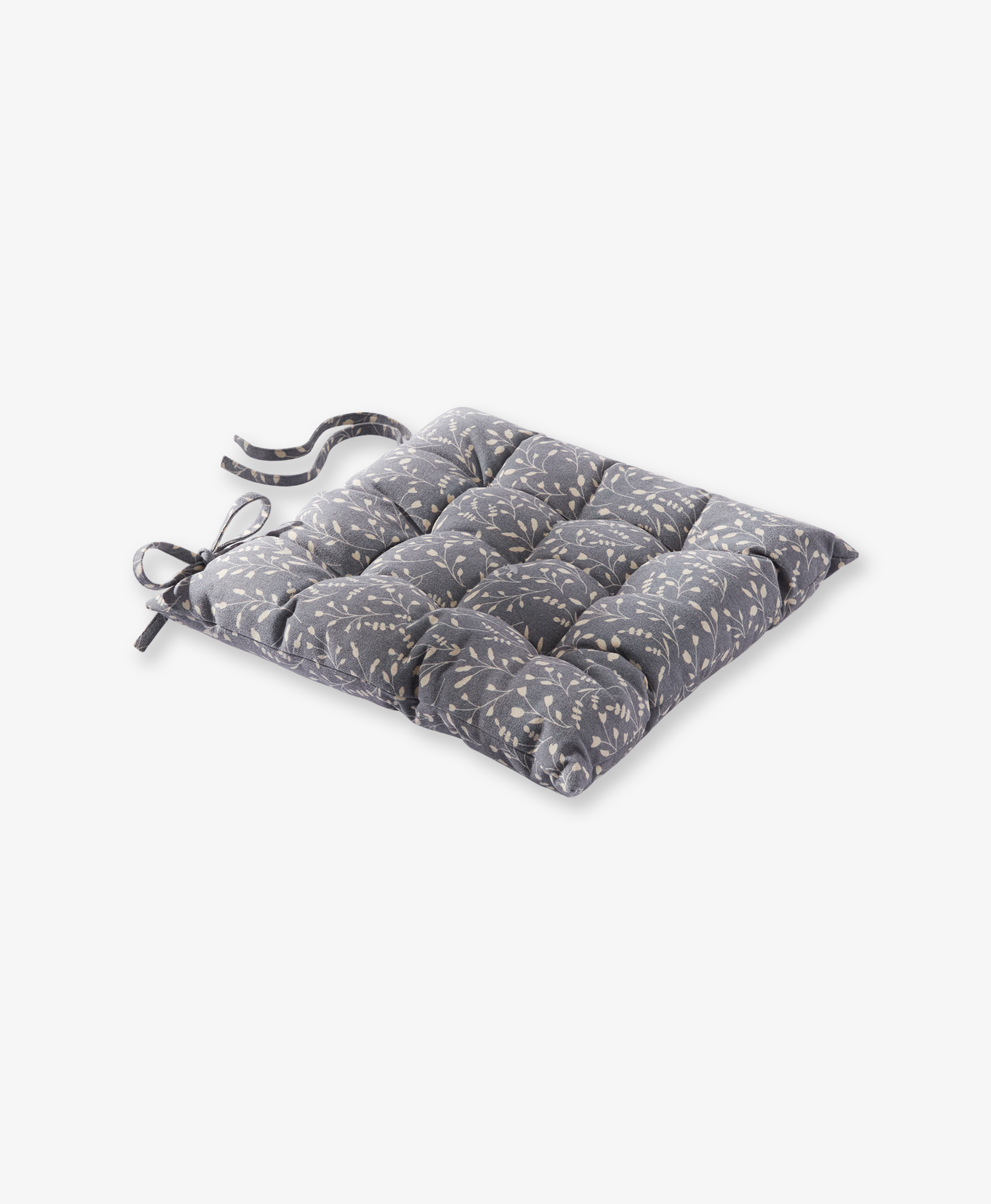 Jastuk za sedenje, sa printom, siva, 40 x 40 cm