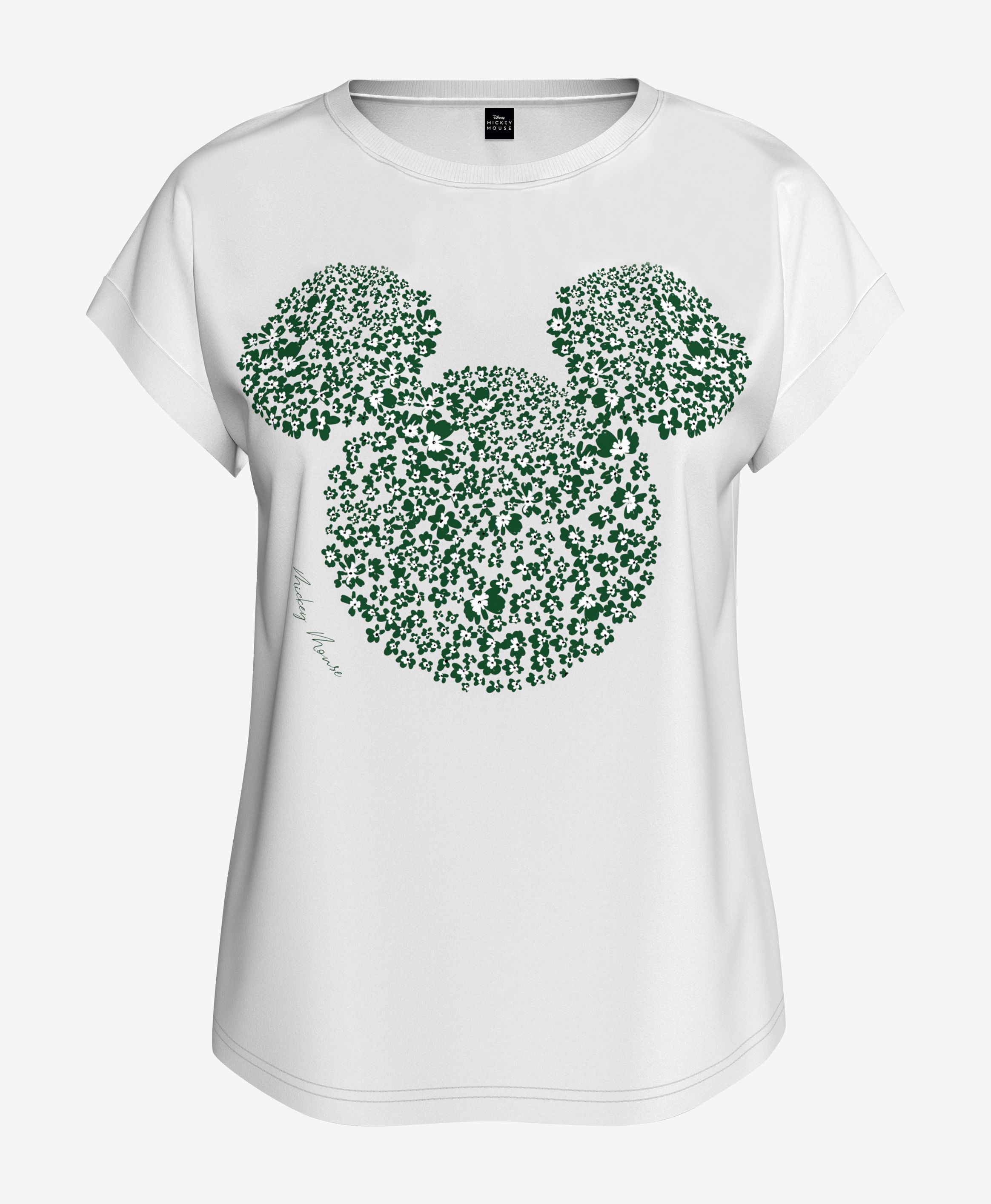 T-Shirt, 100% Baumwolle, für Damen, weiß, grün, S-XXXL