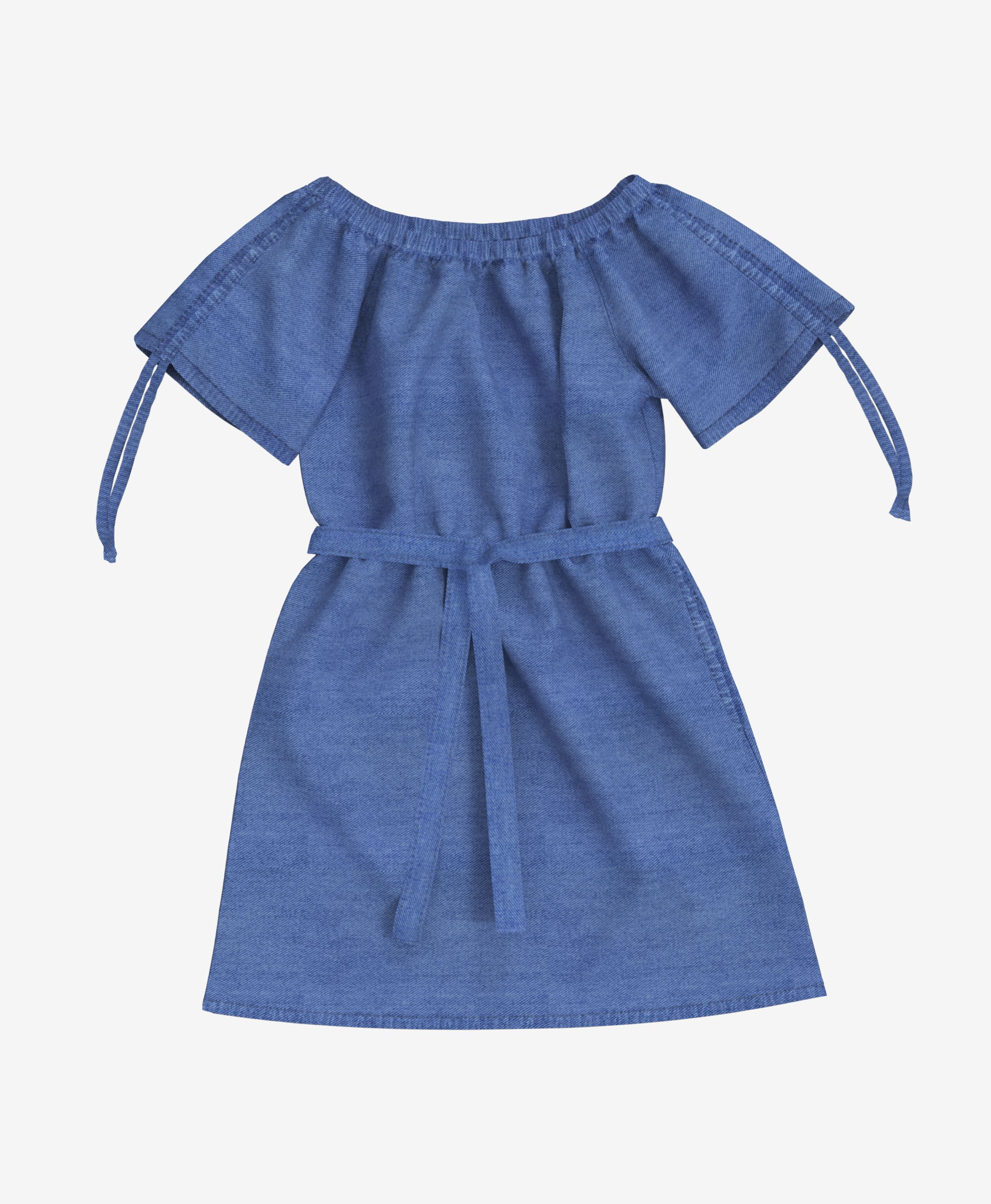 Kleid, 100% Lyocell, für Damen, blau, 36-44