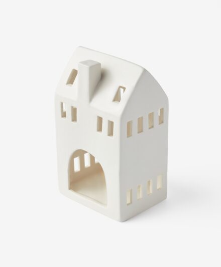 portacandele a forma di casa