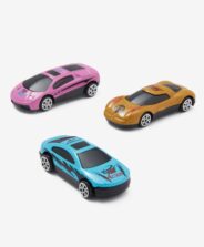 Σετ 3 αυτοκινήτων κλίμακας 1:72, διάφορα χρώματα, 7,6 cm