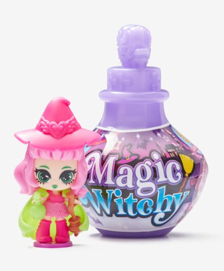 Κούκλα Magic Witchy, συλλεκτικό παιχνίδι, διάφορα χρώματα, 7,6 x 7,6 x 11 cm