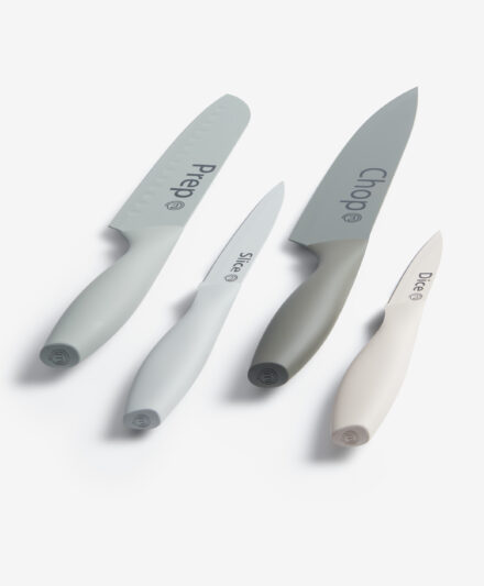 set quattro coltelli da chef