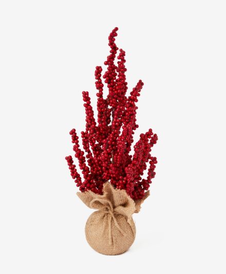 decorazione eucalipto color rosso