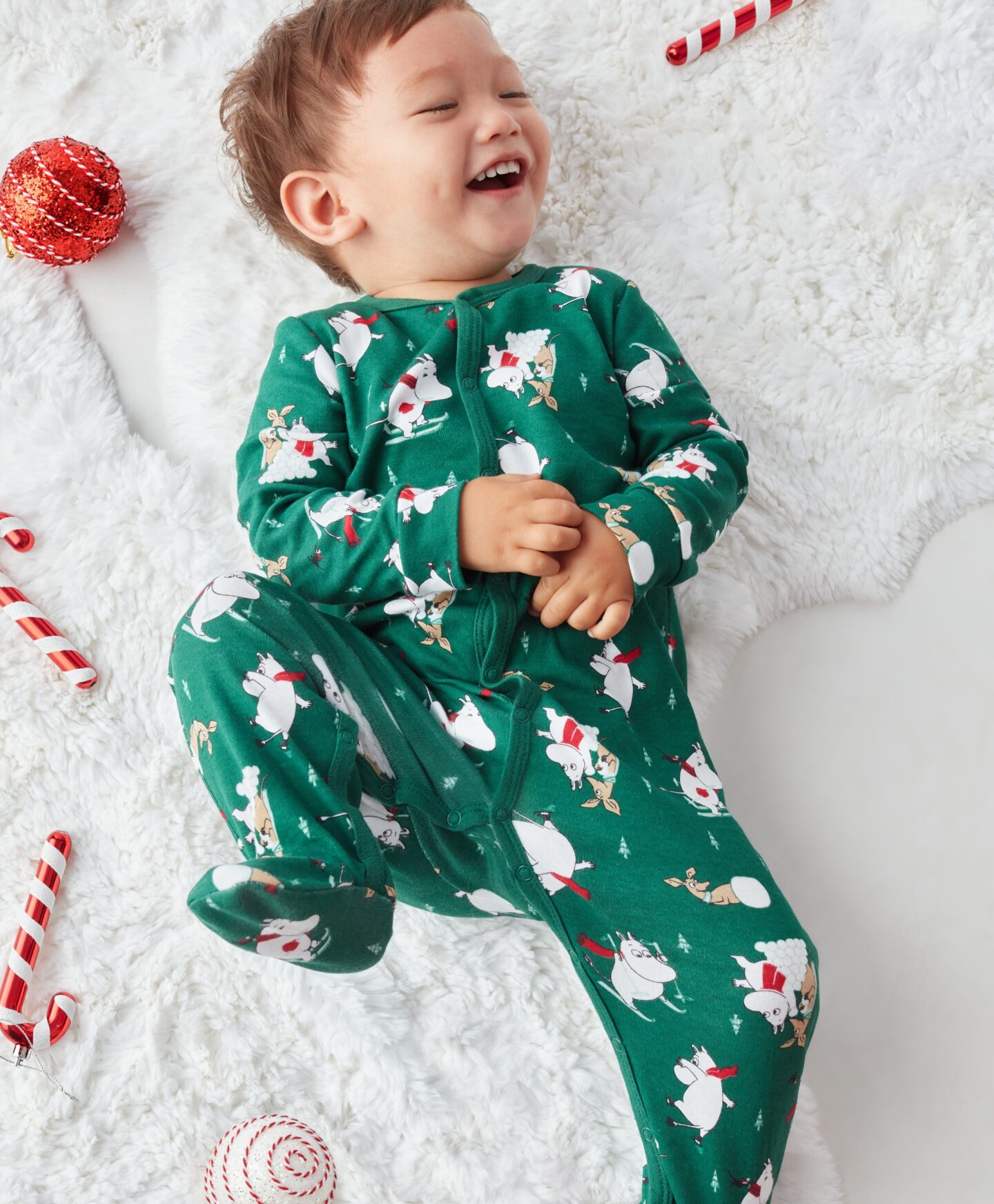pagliaccetto neonato moomin verde