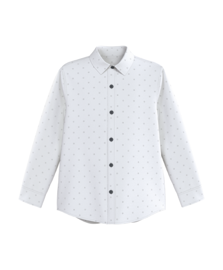 camicia bianca da ragazzo