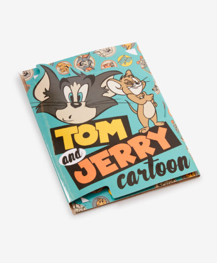 quaderno con adesivi tom & jerry