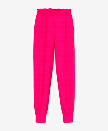 pantaloni rosa da ragazza