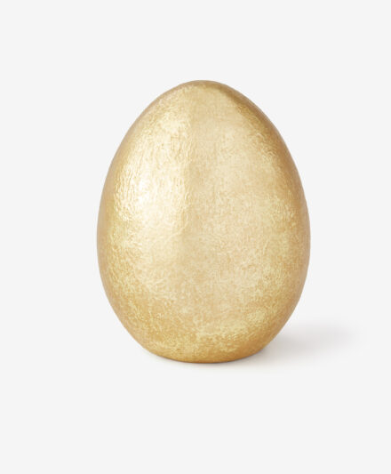 uovo decorativo dorato