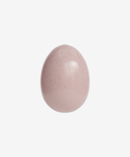 piccolo uovo rosa con glitter