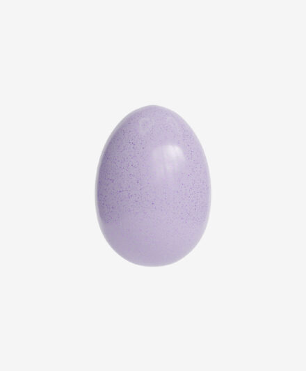 piccolo uovo viola con glitter