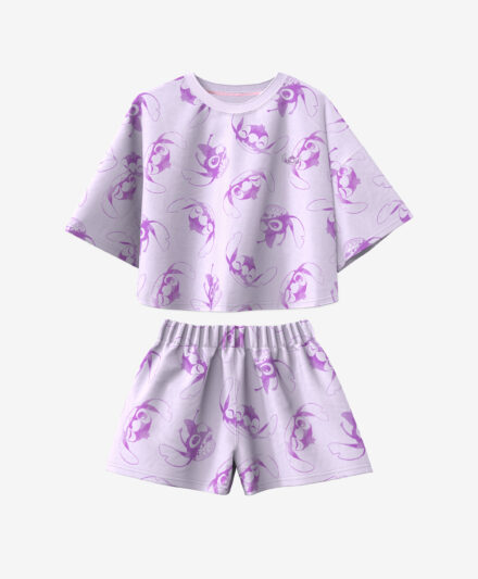 pigiama viola da bambina disney
