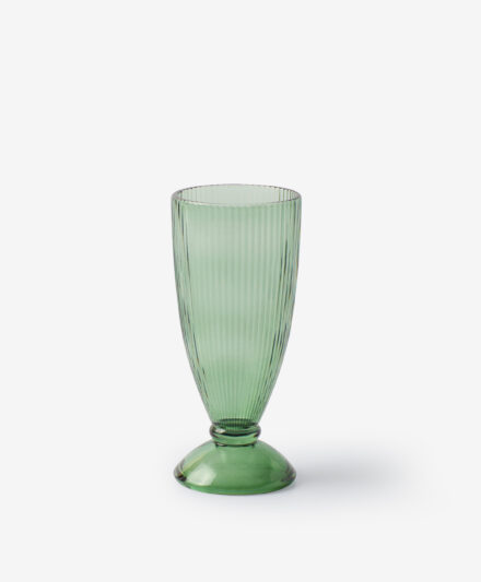 coppa gelato in vetro verde