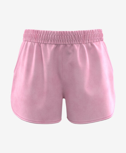 shorts rosa da donna in velluto