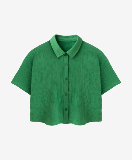 maglietta verde per ragazza