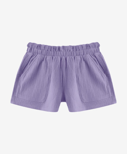 shorts estivi lavanda per ragazza