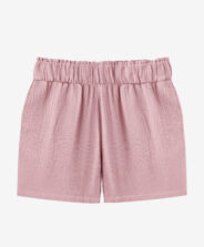 shorts rosa in mussola da donna