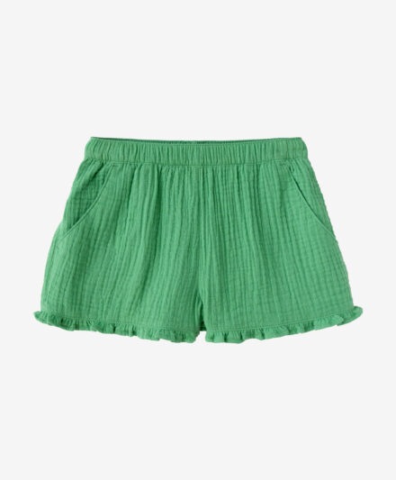 shorts estivi verdi per bambina