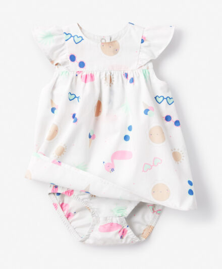 body con vestito per neonata