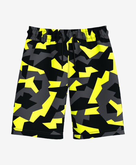 shorts ragazzo pattern geometrico