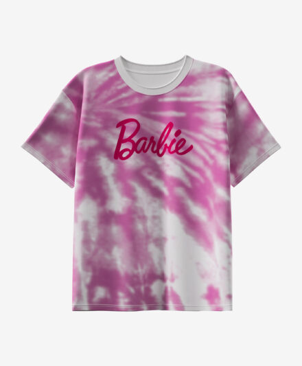 t-shirt ragazza barbie tie dye
