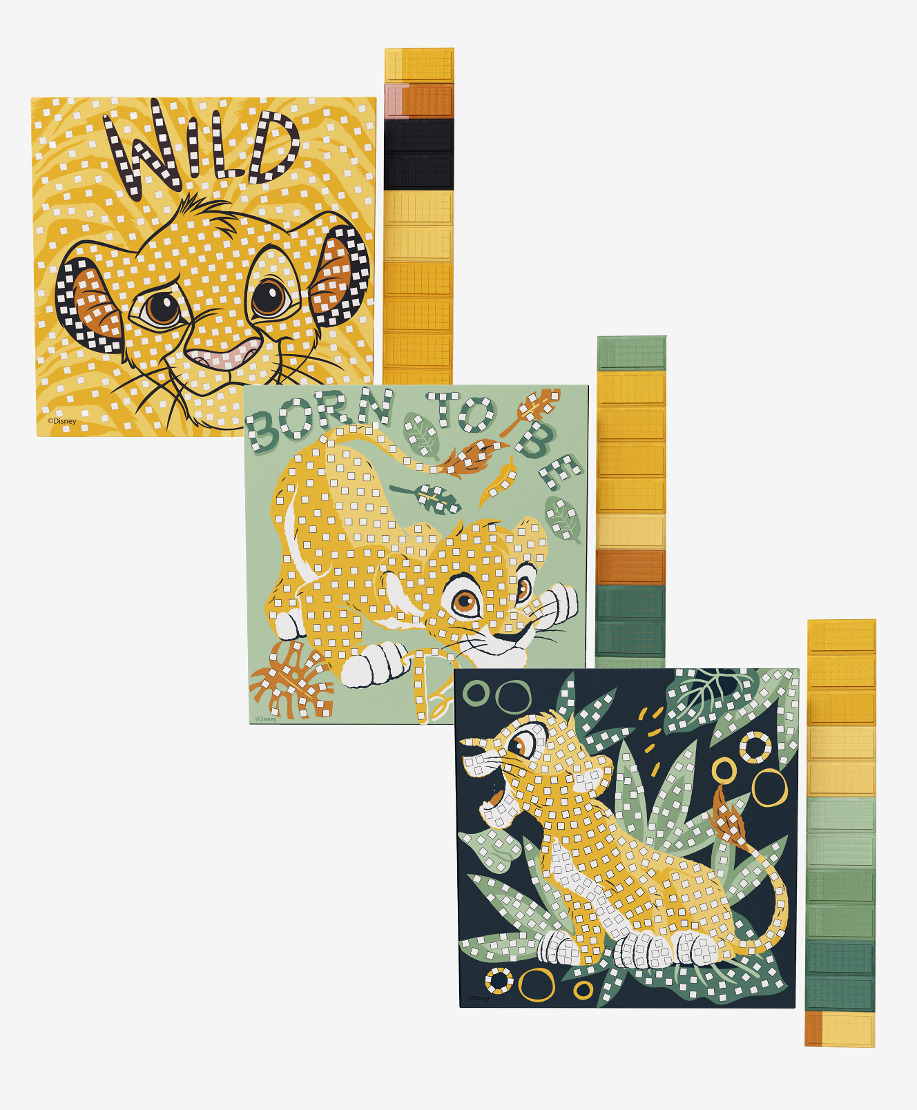 mosaico creativo de il re leone