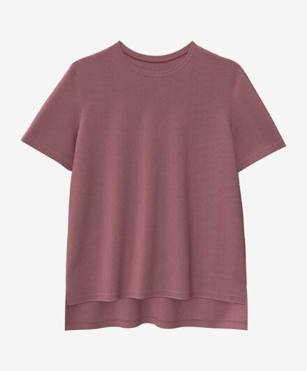 t-shirt donna rosa scuro