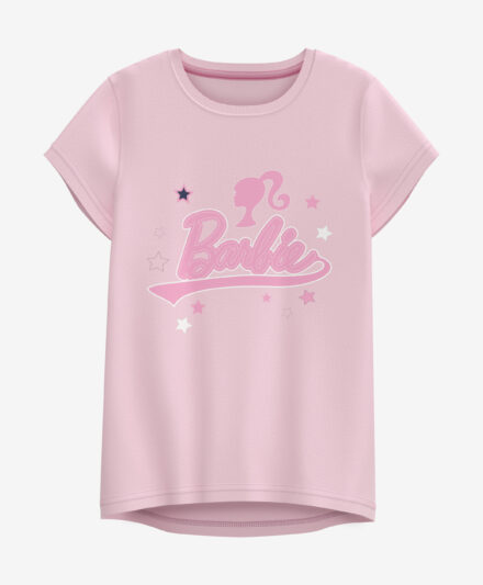 t-shirt rosa bambina di barbie