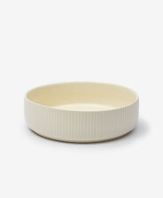 ciotola in ceramica bianca
