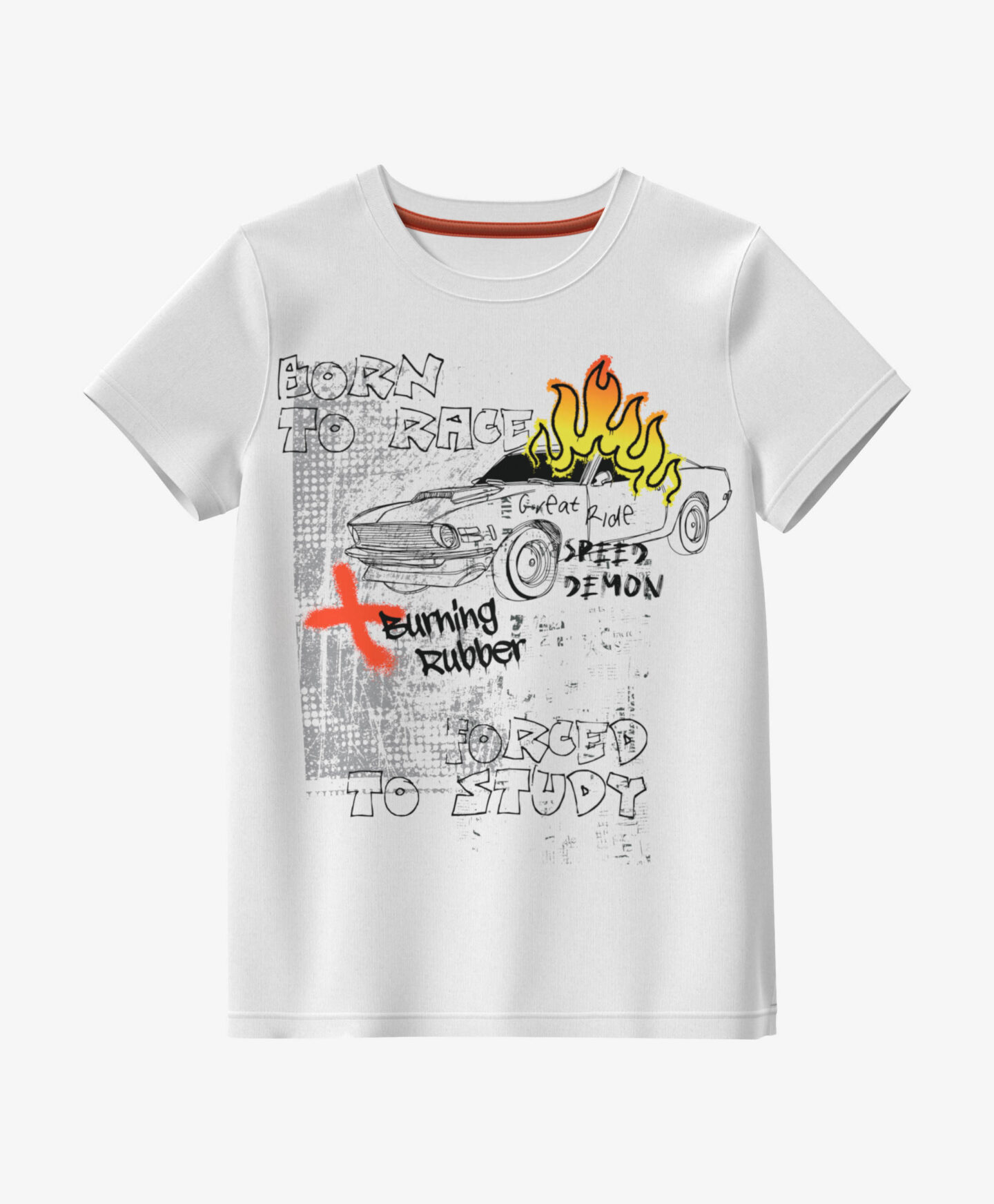 t-shirt da bambino bianca