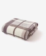 Coperta plaid grigia