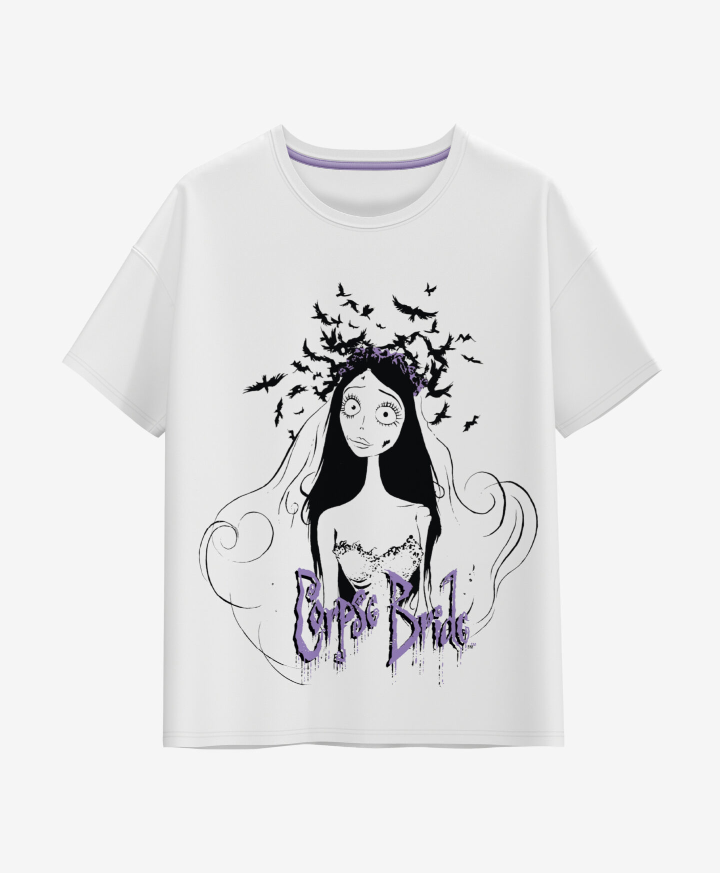 t-shirt donna la sposa cadavere