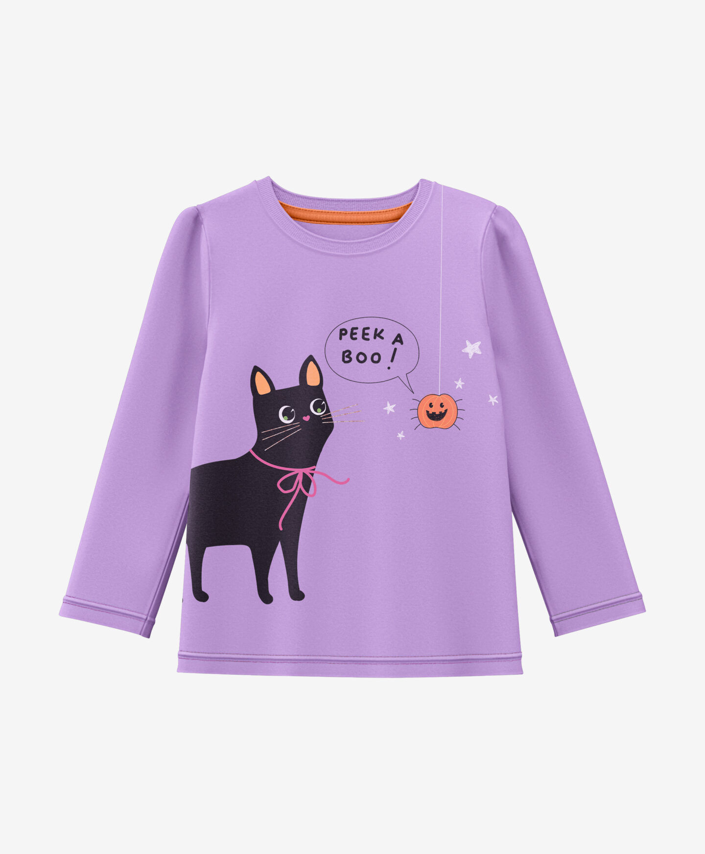 t-shirt viola neonata halloween