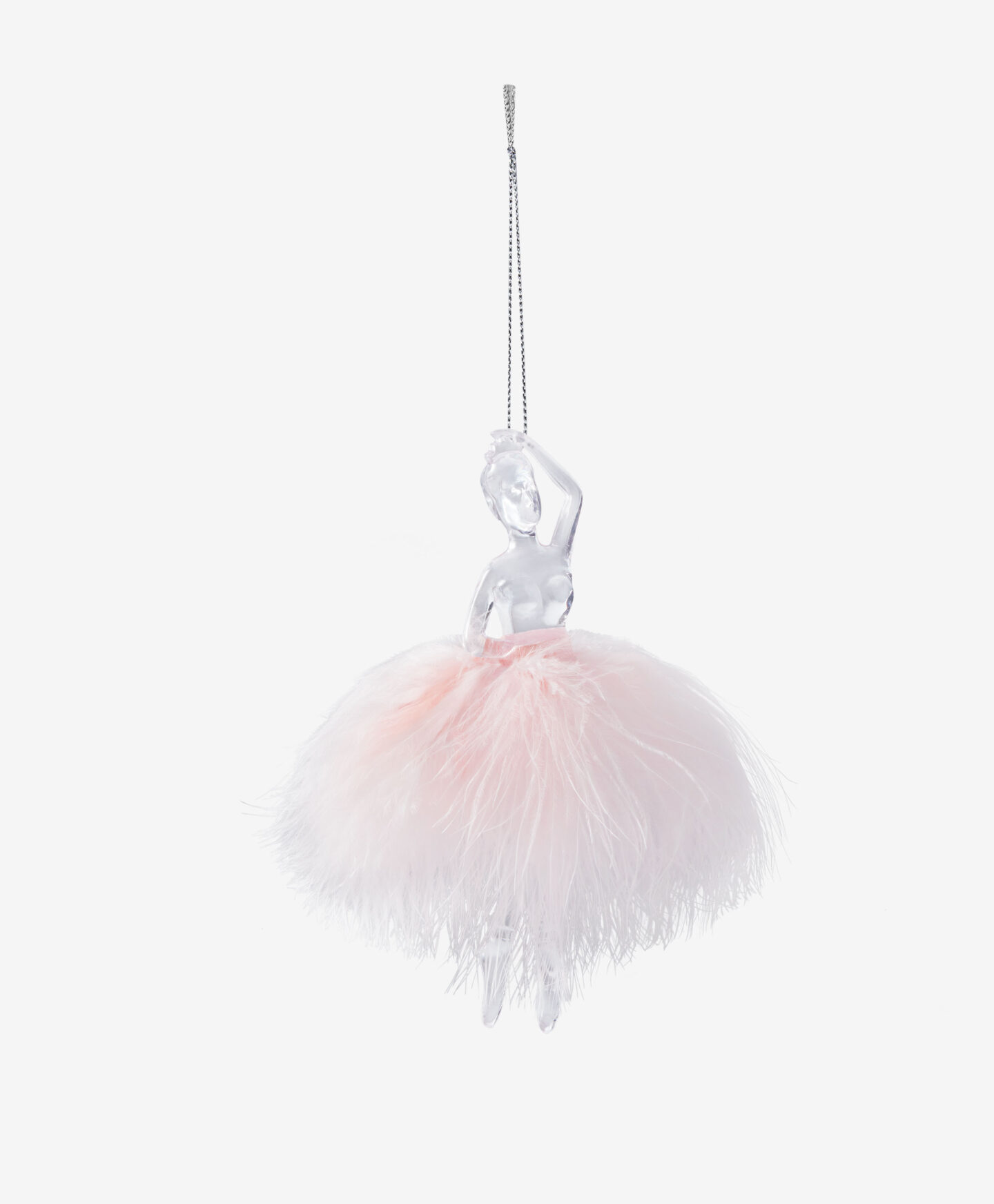 ballerina con piume rosa