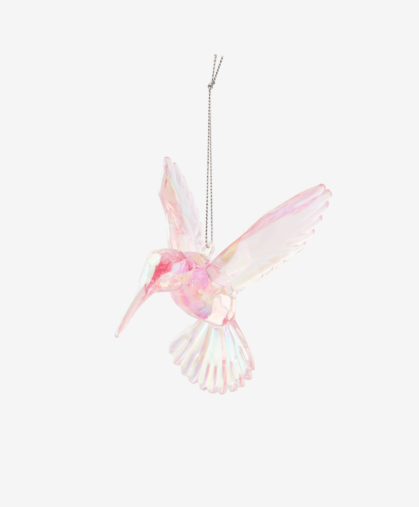 decorazione con colibrì rosa