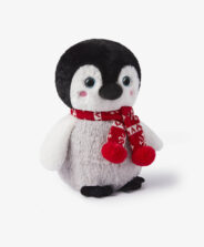 pinguino natalizio di peluche