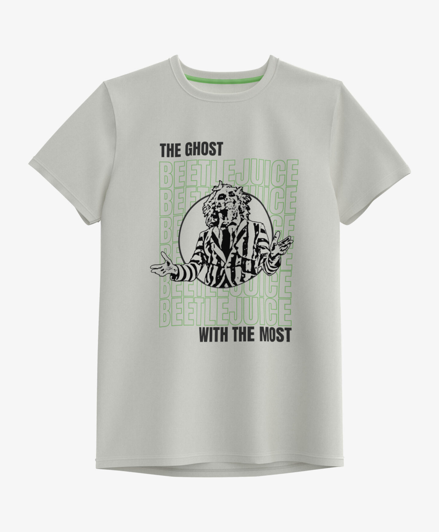 t-shirt bianca uomo beetlejuice