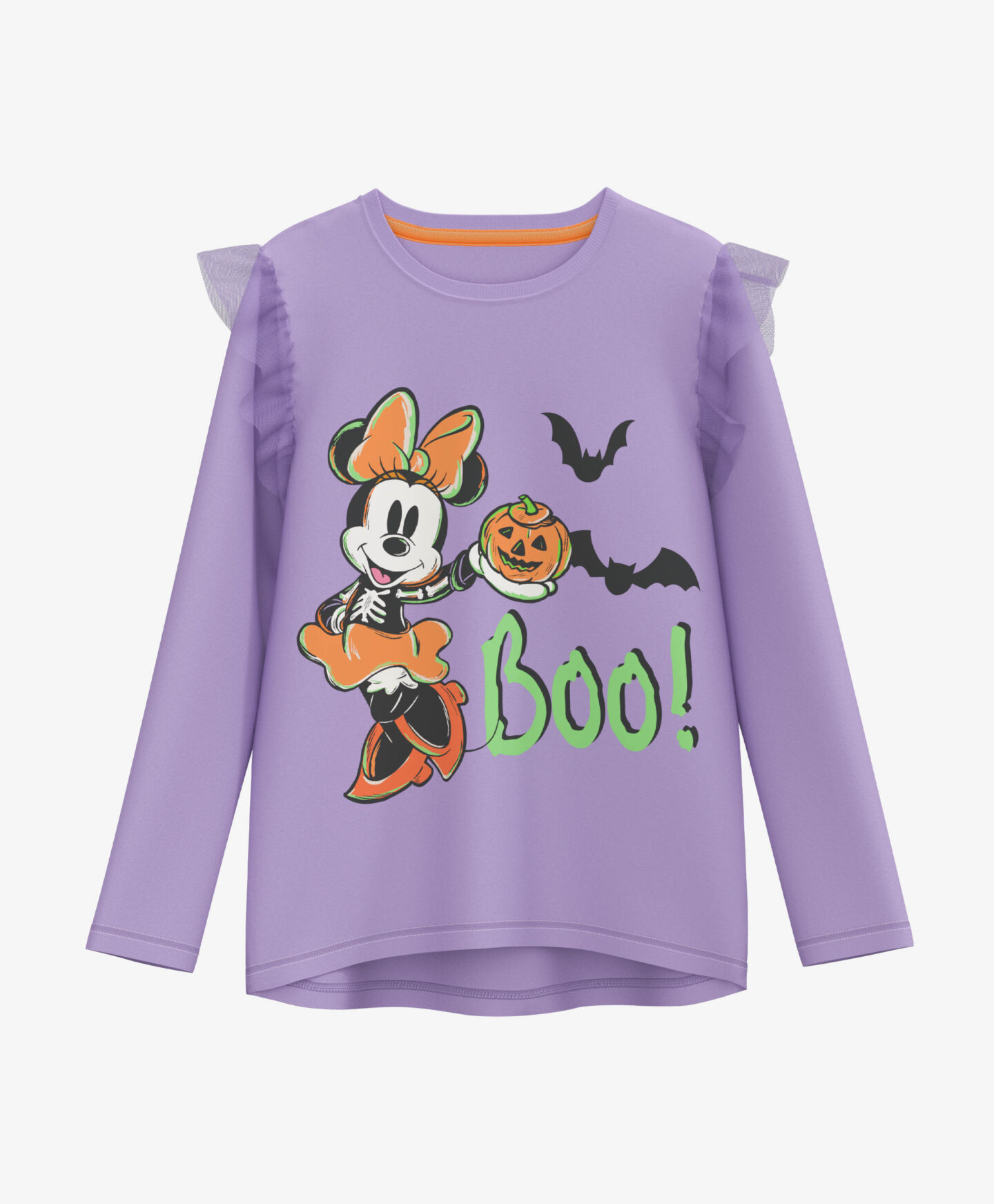 t-shirt viola da bambina disney