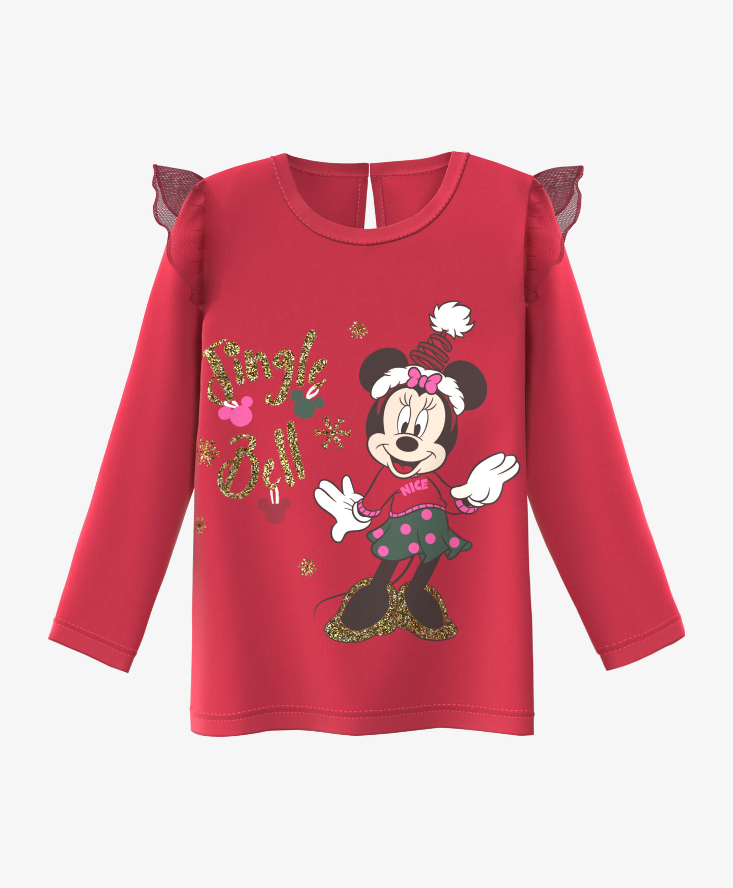 t-shirt da neonata con minnie