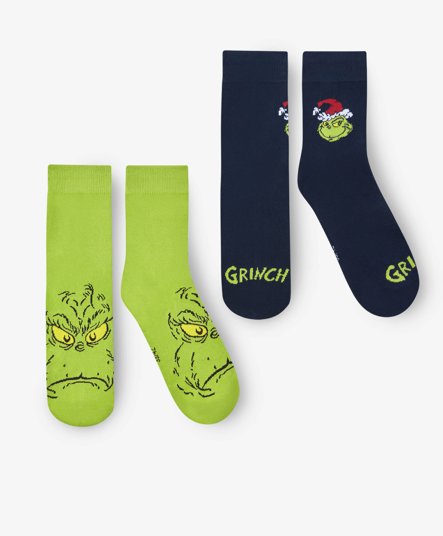 2-pak skarpetek męskich na licencji Grinch