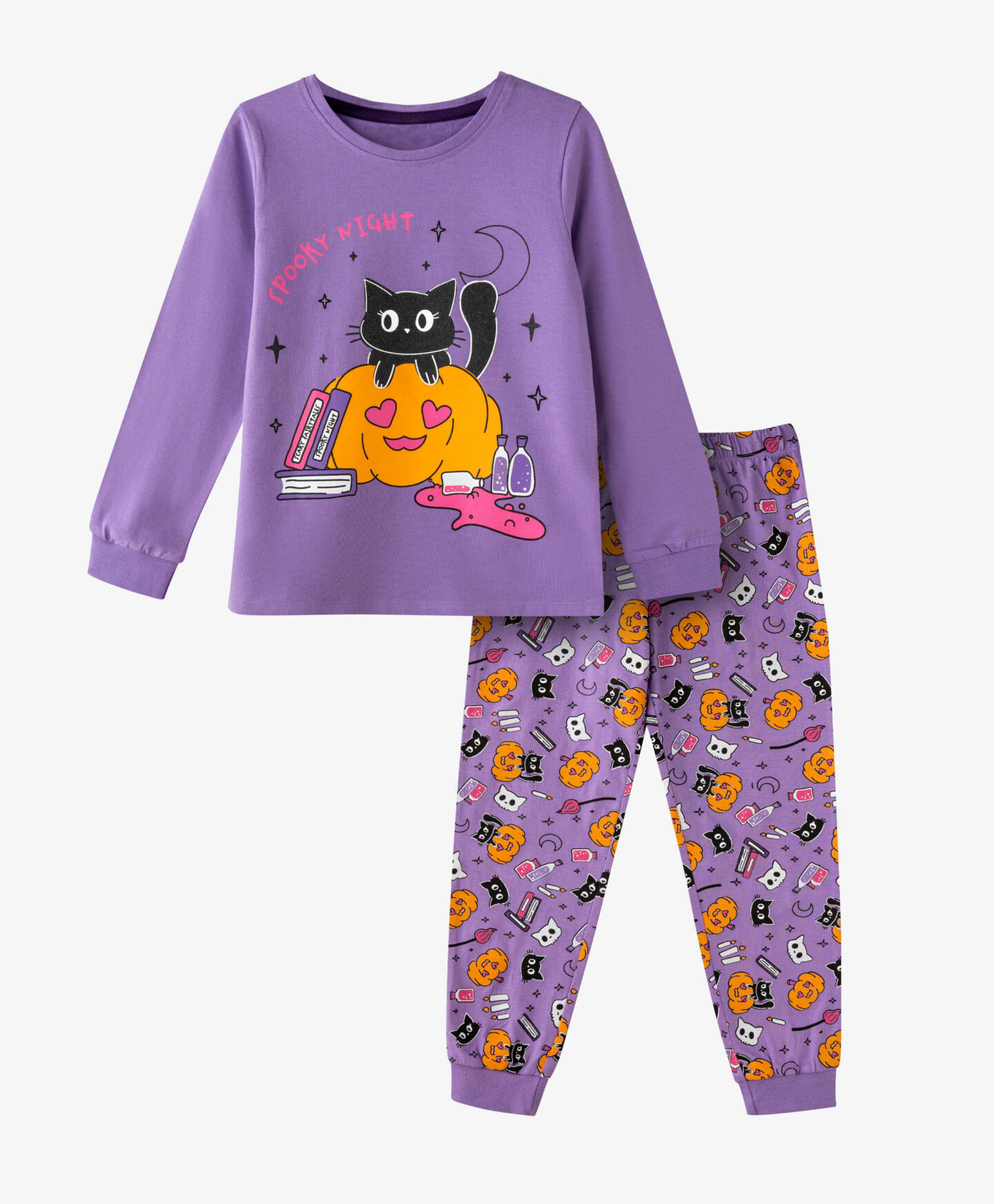 pigiama viola bambina halloween