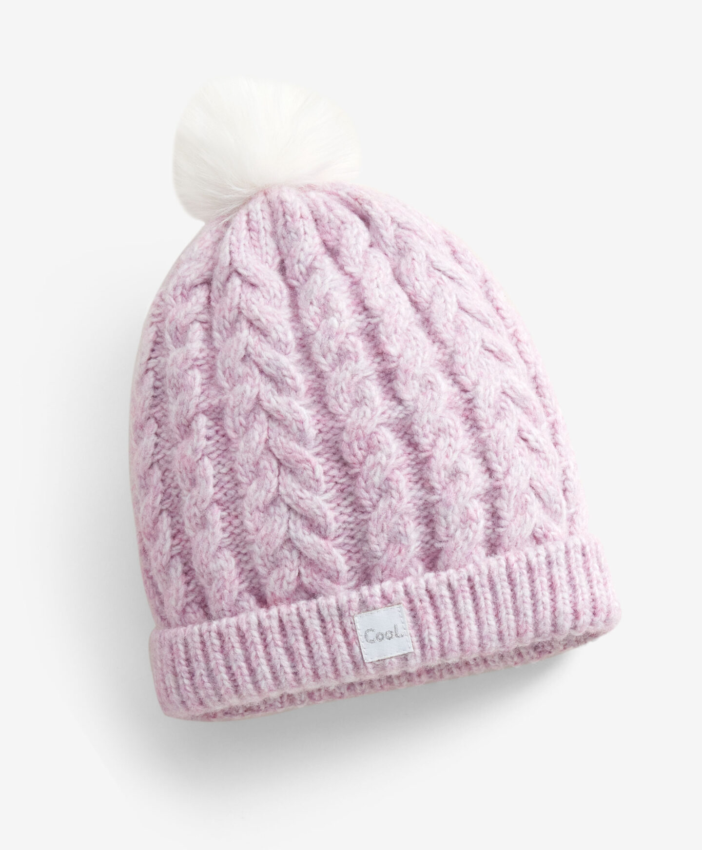 cappellino rosa con pon pon