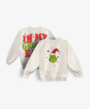 Bluza dziewczęca z nadrukiem licencyjnym Grinch