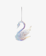 decorazione con cigno opalescente