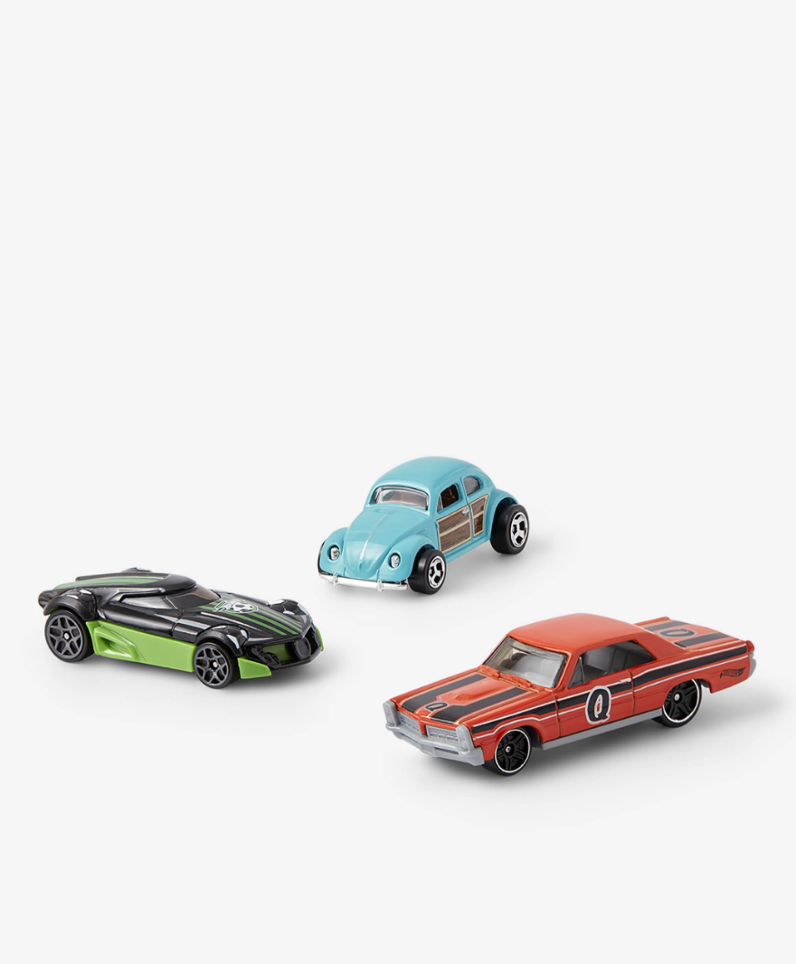 set tre auto hot wheels