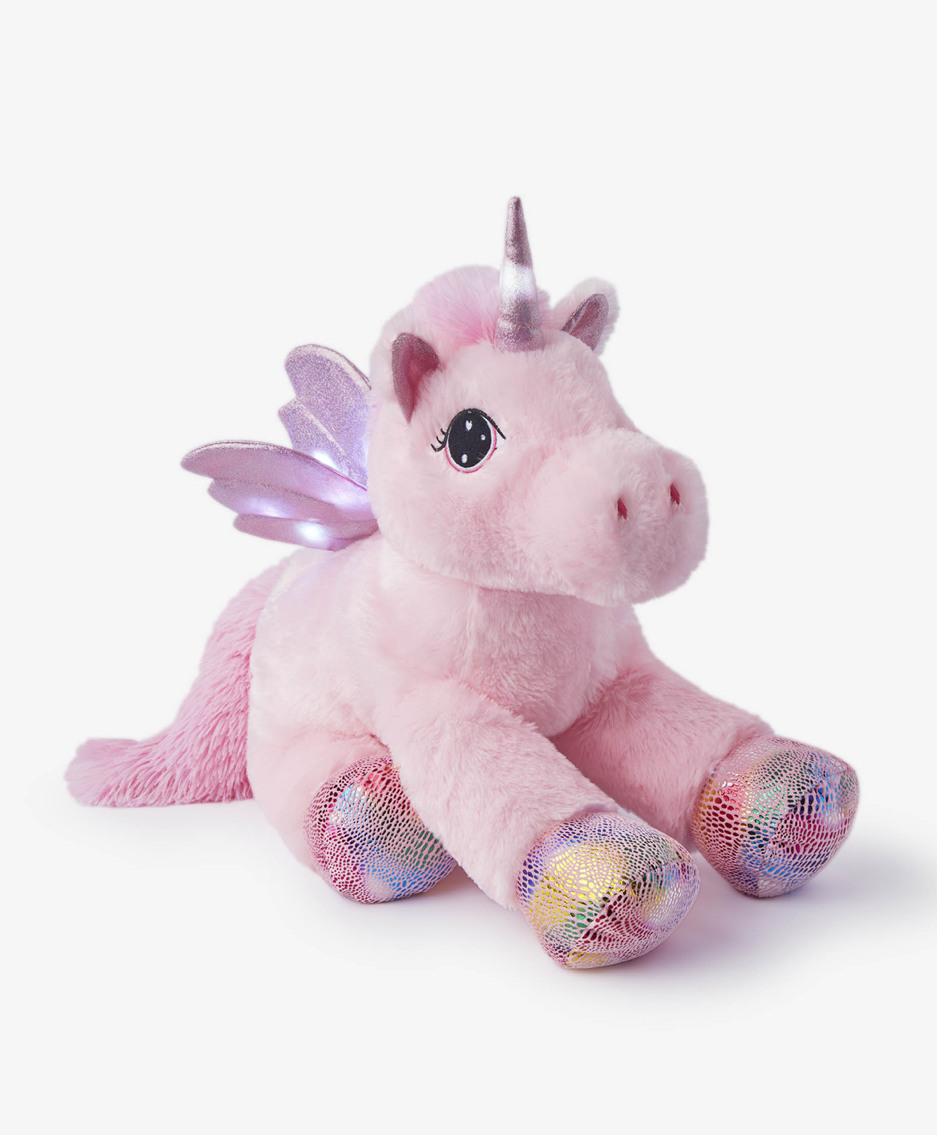 unicorno di peluche rosa