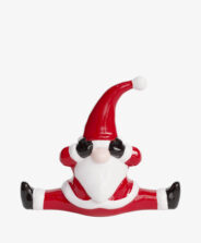 statuetta yoga di babbo natale