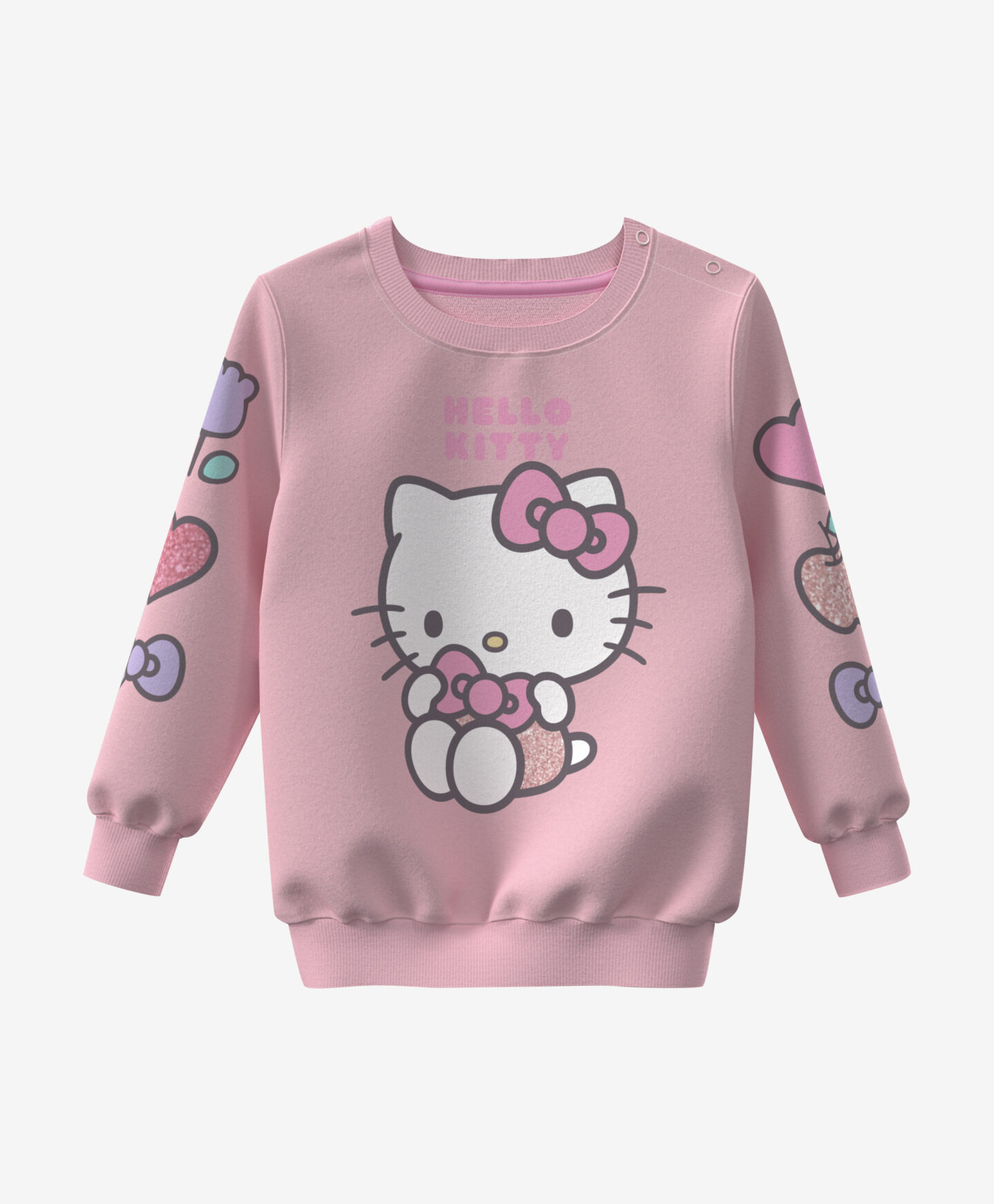 felpa rosa da neonata hello kitty